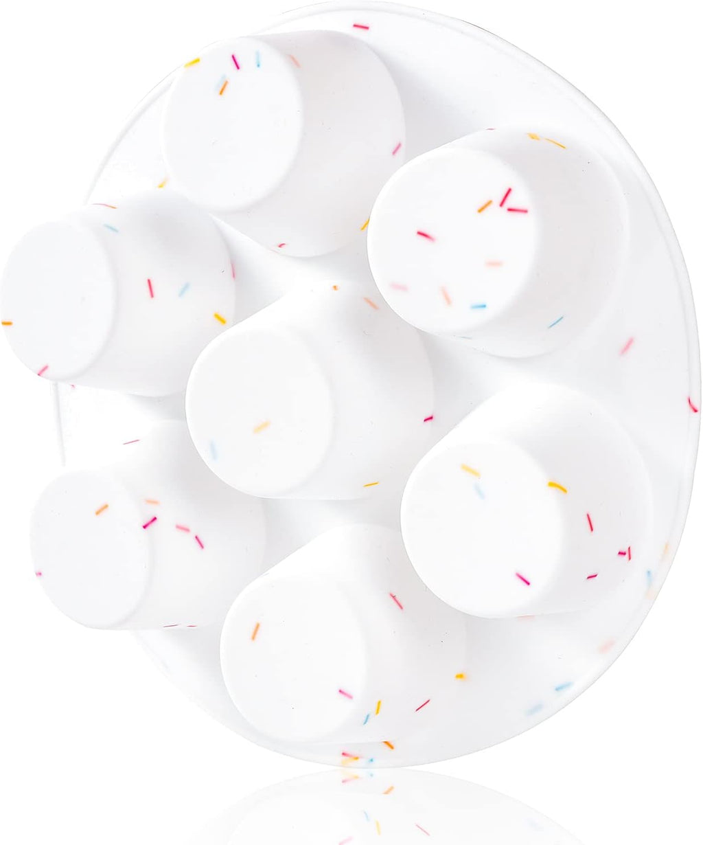 Silicone Egg Bite Molds Air Fryer Muffin Pan for Baking Non-Stick Silicone Egg Molds 7 Cups Air Fryer Cupcake Mold for Mini Muffins, Tart, Mini Cupcake BPA Free