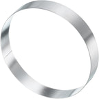 HARFINGTON Round Cake Ring 5.5 x 1 Inch Seamless Stainless Steel Pastry Mousse Dessert Ring Mirror Coating for Baking Cooking English Muffins Crumpet Making Tool