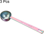 HARFINGTON 3pcs Coffee Scoop Spoon 1tbsp (3tsp, 15ml) 304 Stainless Steel Long Handle Teaspoon/Tablespoon Measuring Spoons Scoops for Tea Sugar Kitchen, Multicolor