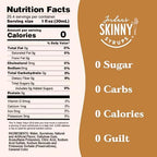 Jordan's Skinny Syrups Sugar Free Coffee Syrup, White Chocolate Flavor Mix, Zero Calorie Flavoring for Lattes, Protein Shake, Cocktail & More, Gluten Free, Keto Friendly, 25.4 Fl Oz, 6 Pack