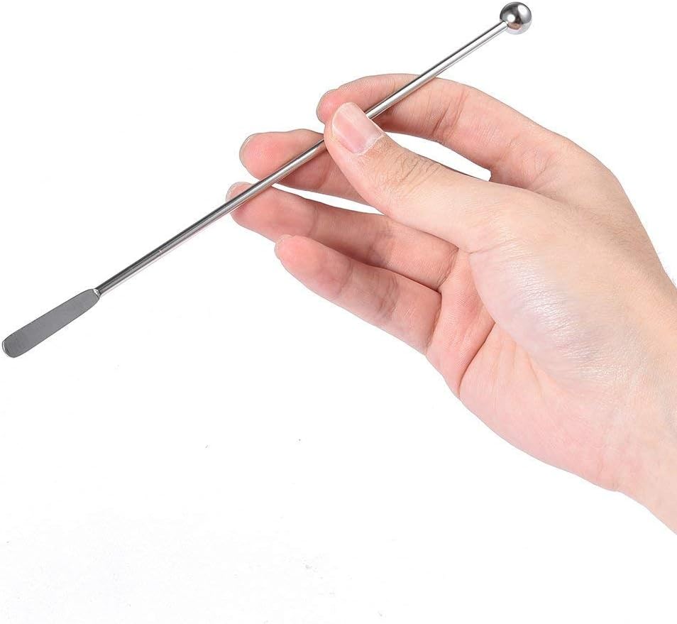 20 pcs Stainless Steel Coffee Beverage Stir Sticks Cocktail Stirrers Drink Swizzle Stick 7.4" Swizzle Stick Picks Tools