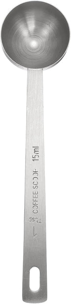 HARFINGTON Coffee Scoop Spoon 1tbsp (3tsp, 15ml) 304 Stainless Steel Long Handle Teaspoon/Tablespoon Measuring Spoons Scoops for Tea Sugar Kitchen, Silver