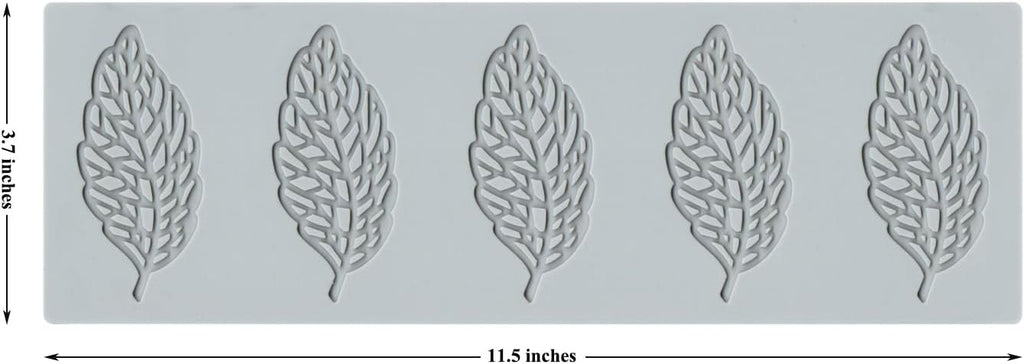 Leaf Molds Silicone Baking Molds Fondant Molds, Lace Silicone Cake Molds, Polymer Clay Molds for Baking, Sugar Craft, Dessert Cake Decoration