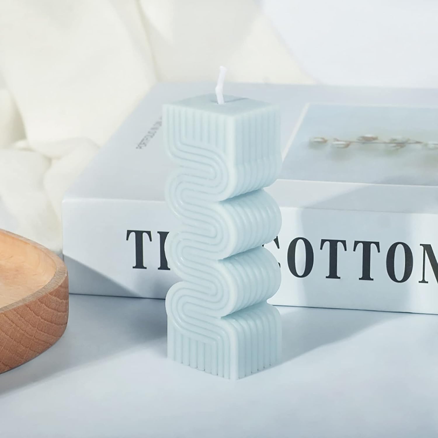 Flower Candle Mold - Cylinder & Irregular Shapes, 3D & Silicone, Resin & Handmade