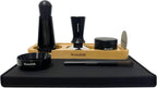 8-Piece Espresso Accessory Set – 53 mm Tools (Fits 54 mm Portafilters) – Tamper Station, Tamper, Distributor/Leveler, WDT Tool, Dosing Ring, Cleaning Brush, Puck Screen & Silicone Mat