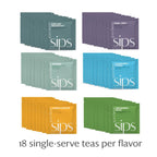 Grace Farms Tea Variety 108 Count Envelopes | Black, Green, and Herbal Individually Wrapped Tea Bags (6 flavors × 18 each) | Fair Trade, USDA Organic, Kosher Tea Variety Pack