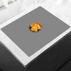 24"x24"(60cmx60cm) Silicone Mat for Kitchen Counter, Heat Resistant Non-Slip Countertop Protector, Waterproof Silicone Craft Mat for Kitchen Island, Light Gray
