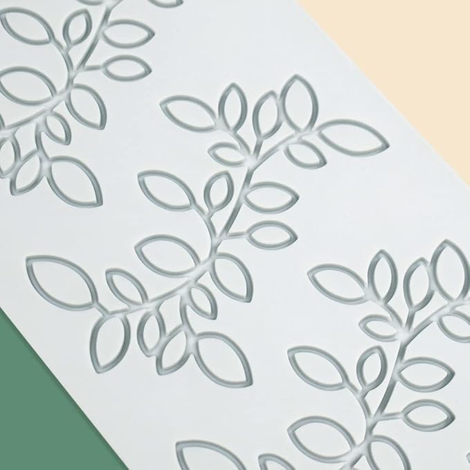 Hollow Leaf Silicone Mold Chocolate Candy 3D Hollow Leaf Candy Mold Food Cooking Meals Decorations Fondant Mold Polymer Clay Molds (Leaf N_8.76x3.72x0.12inch)