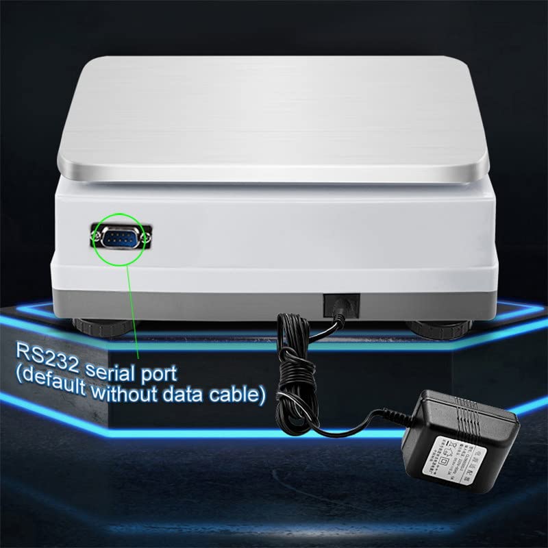 High-Precision Laboratory Digital Analytical Balance Electronic Scales Industrial Scale (10kg/0.1g (Square Pan))