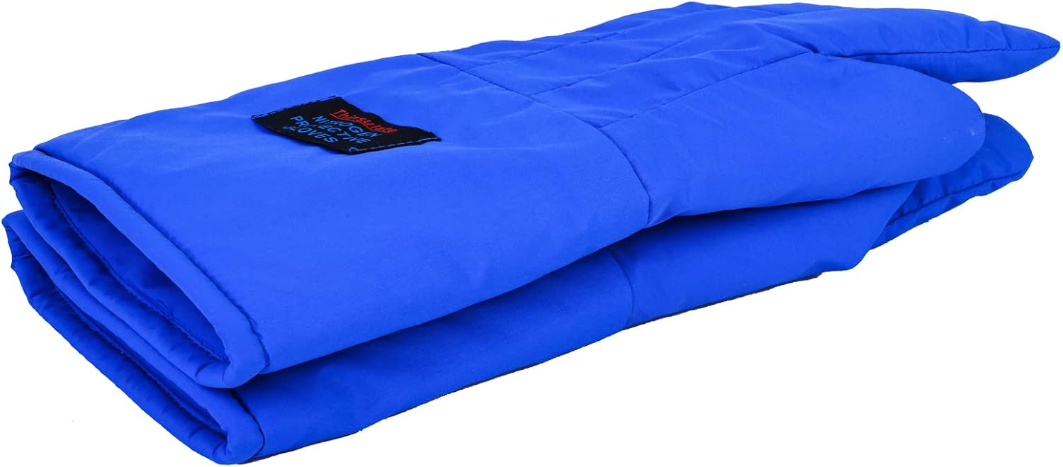 Cryogenic Gloves Low Temperature LN2 Liquid Nitrogen Protective Gloves Cold Storage Safety Frozen Gloves-