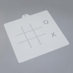 Cookie cutter and stencil set Baking stencils and cutters bundle DIY bakery decorating kit Cookie cutter with stencils Icing stencil and cookie cutter combo (Tic-tac-toe)
