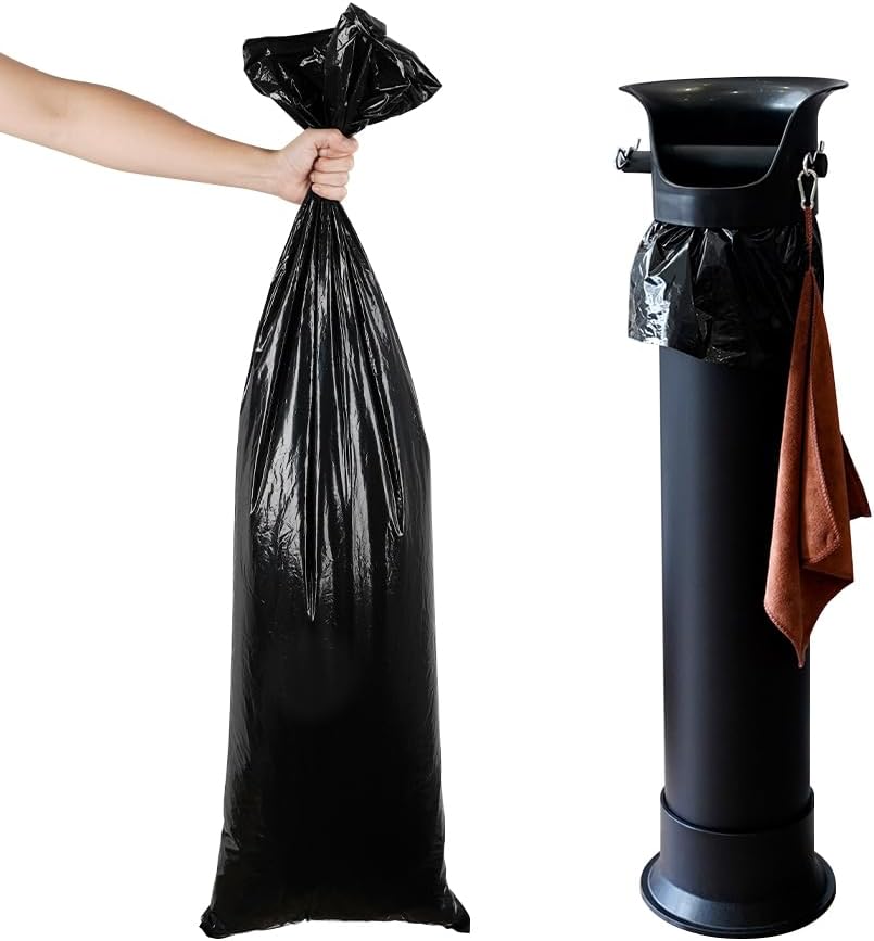 watchget Espresso Knock Box Garbage Bag Commercial Floor Standing Espresso Dump Bin Large Heavy Duty Thick Liners Coffee Shop Accessories 100Pcs