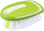 Carpet and Interior Cleaning Brushes, car Cleaning Brushes, Carpet Washing Brushes, Hard Bristle Detail Brushes, car and Home Interior Leather Brushes (Green)