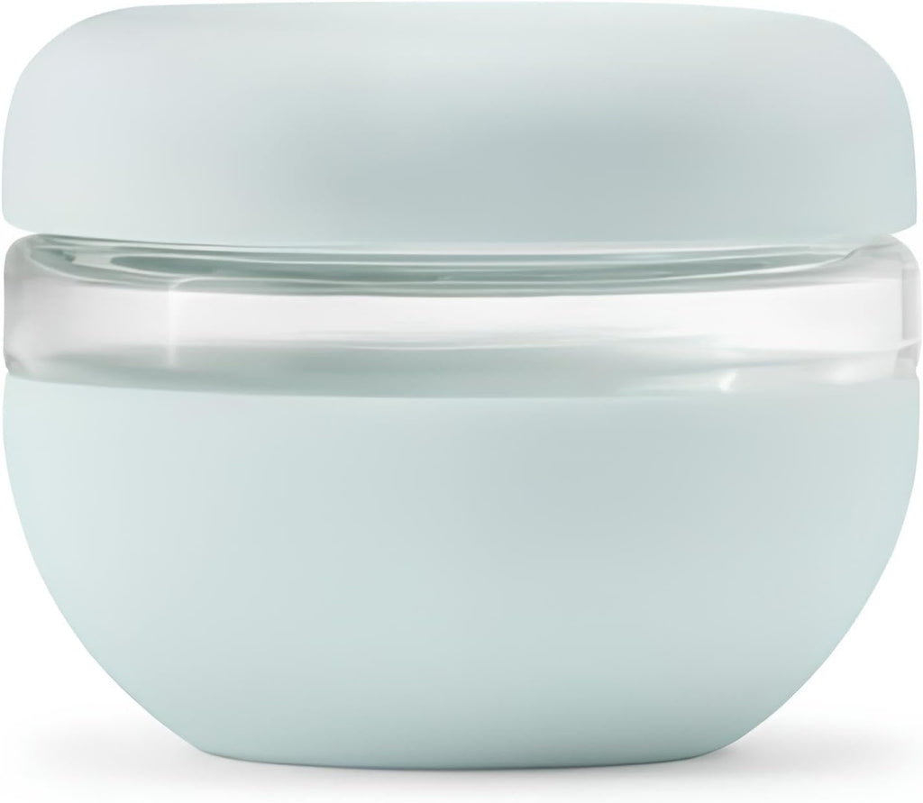 W&P Porter Seal Tight Glass Lunch Bowl Container w/ Lid | Mint 16 Ounces | Leak & Spill Proof, Soup & Stew Food Storage, Meal Prep, Airtight, Microwave and Dishwasher Safe, BPA-Free Glass