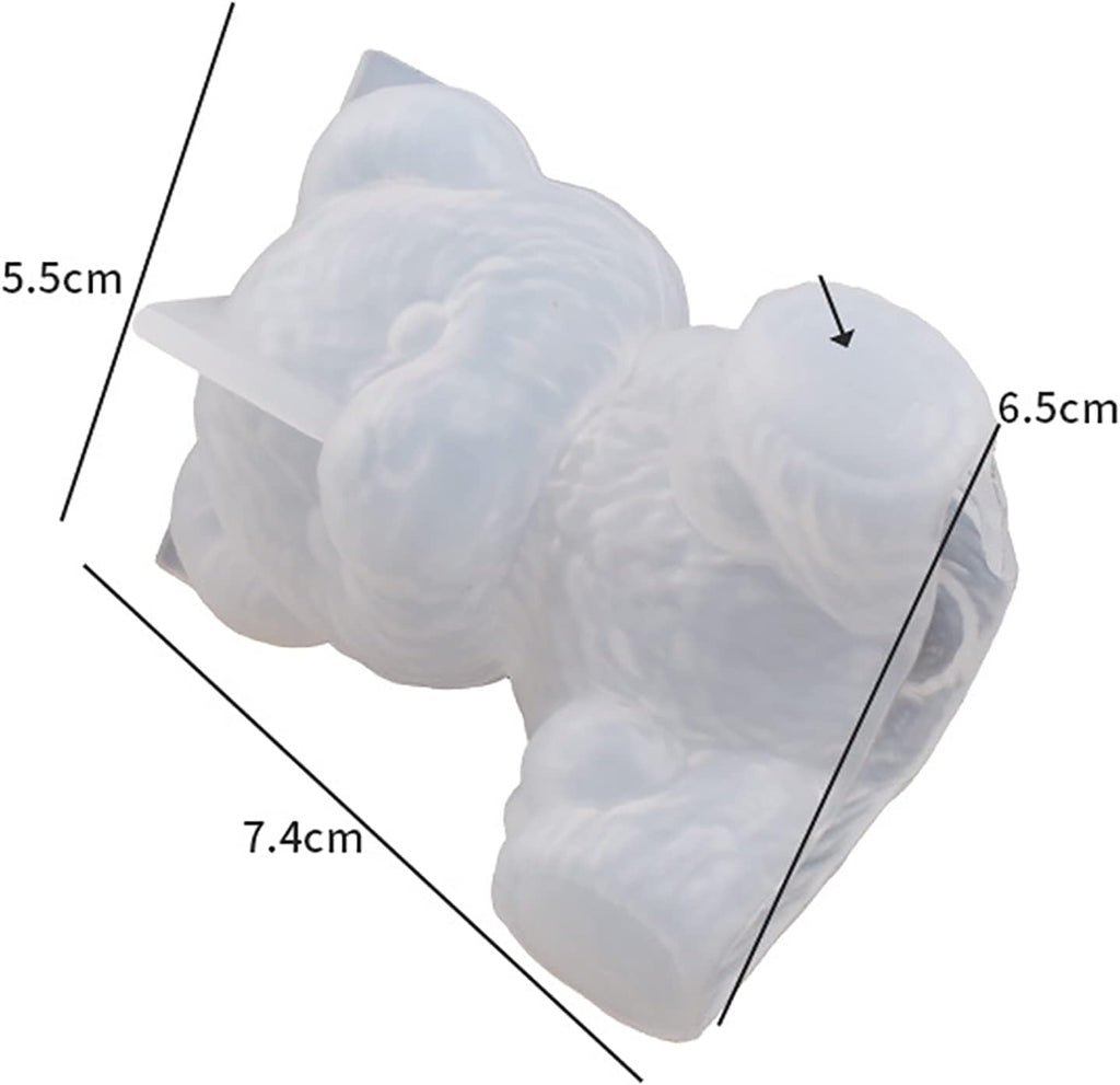 2 Pack Animal Mold - Different Silicone Molds for Candle Making, Resin Casting, Soap Making & Home Decor