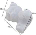 2 Pack Animal Mold - Different Silicone Molds for Candle Making, Resin Casting, Soap Making & Home Decor