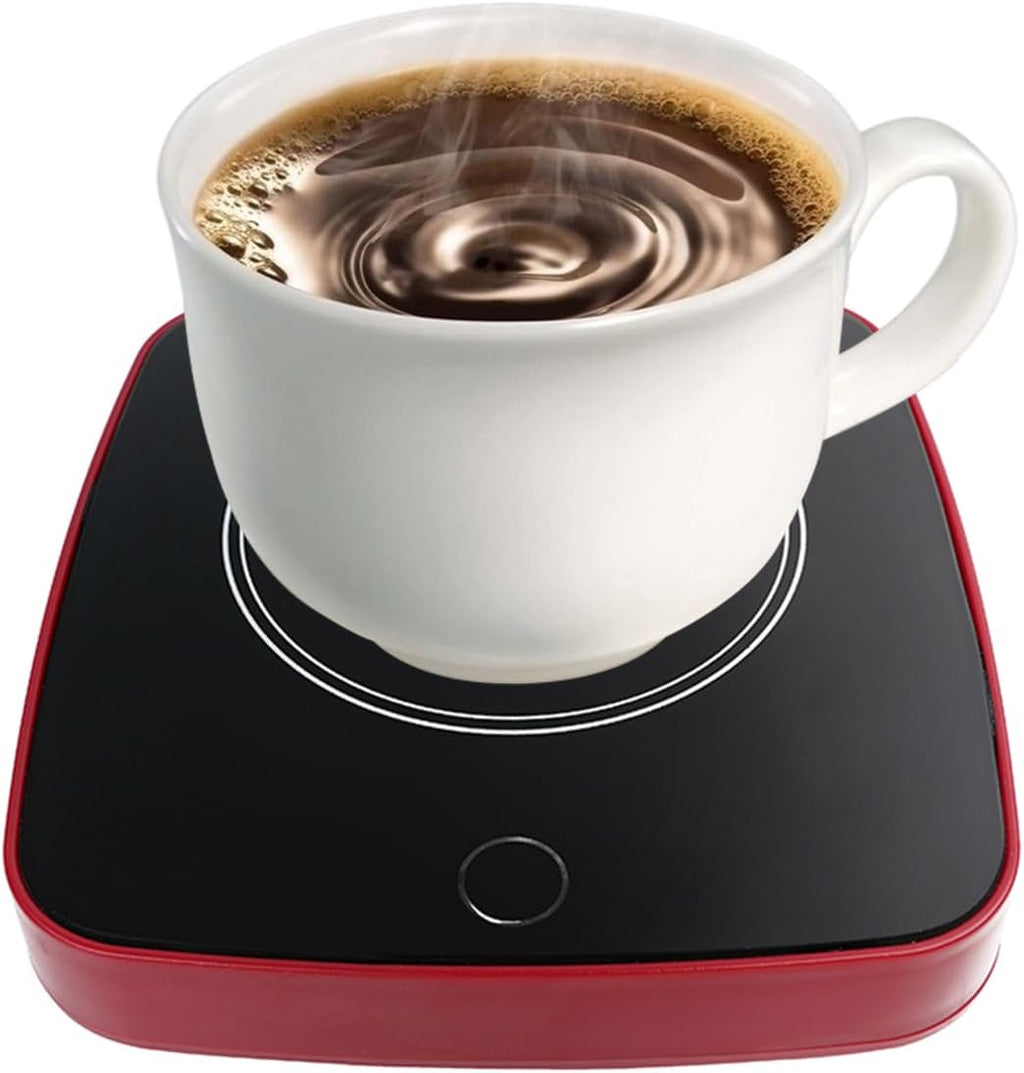 Coffee Mug Warmer - Gifts for Women - Fast Heating 16W Coffee Warmer with 3-Level Temperature Adjustment, 8H Auto Shut-Off, Small Gifts Cup Warmer Suitable for Coffee, Tea, Water, Milk, and Candle