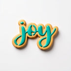 Cookie Cutter and Stencil Set Bundle cookie stencil and cutter kit Joy Hand Lettering Plaque - Cookie Cutter and stencil (Joy)