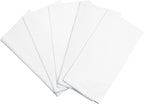 Organic Cotton Tea Towels for Embroidery - Blank Flour Sack Dish Towels for Embroidery - Perfect White Kitchen Towels for Embroidery and Crafts to Customize and Personalize - 27"x27" (White - 5 Pack)