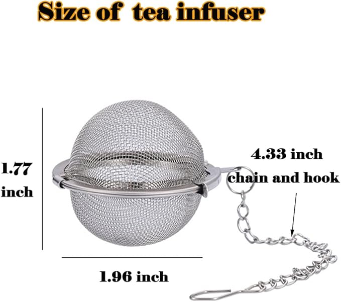 Tea Infusers for Loose Tea 3 Sets Tea Infuser Loose Leaf Tea Steeper Tea Stainless Steel Ball Mesh Tea Strainer Filters with Metal Pendant (Metal Animal)