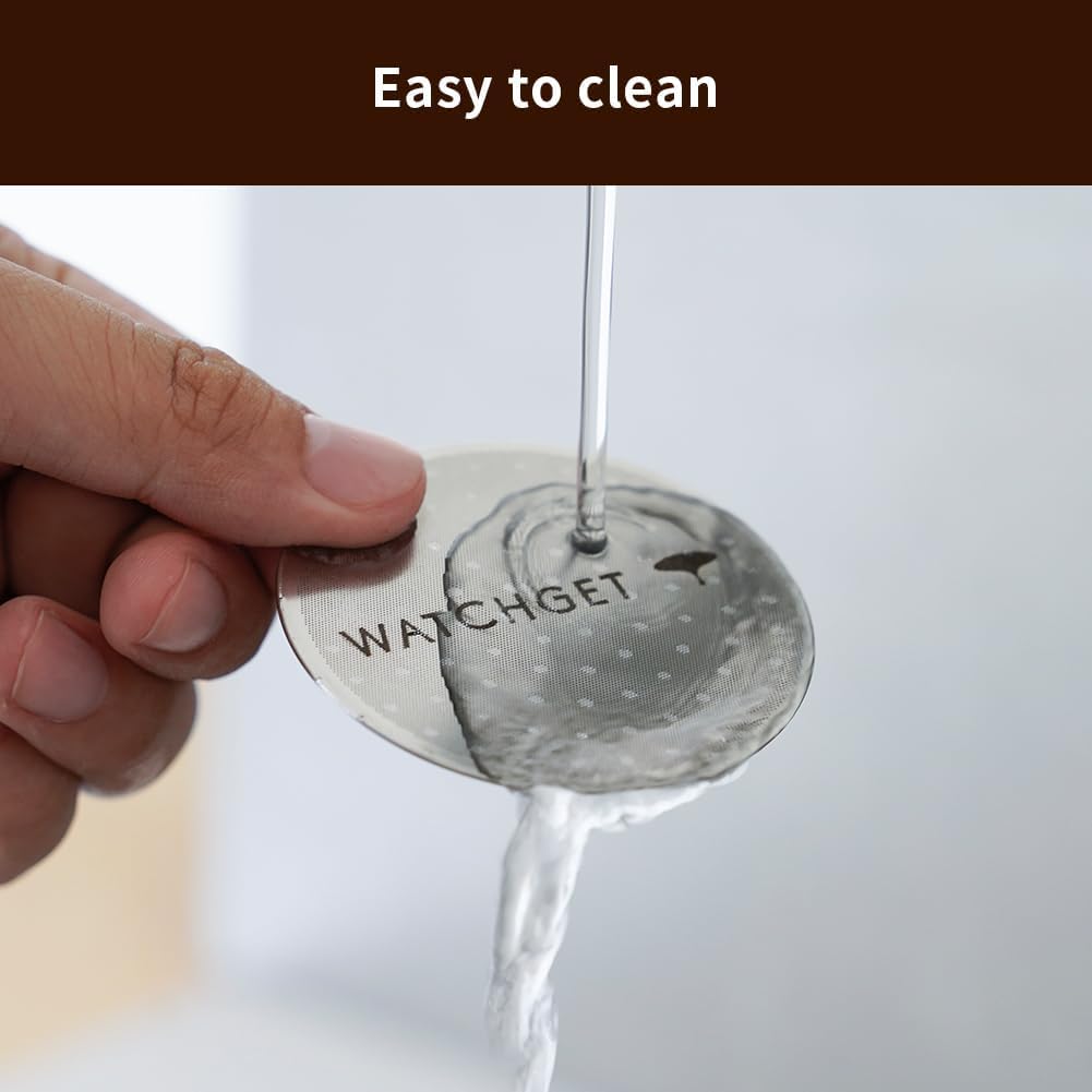 watchget 58 Espresso Puck Screen - 0.8mm Thickness Espresso Screen Double-layer Lower Shower Screen with Magnetic Nail Metal Reusable Filter for 58mm Protafilter Basket Stainless Steel Coffee Filter