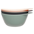 Fromm Color Studio Large Mixing Bowls for Hair Dye, Bleach, Coloring, and Treatments with Spill Proof Rubberized Base, 16 oz, 3 Pack