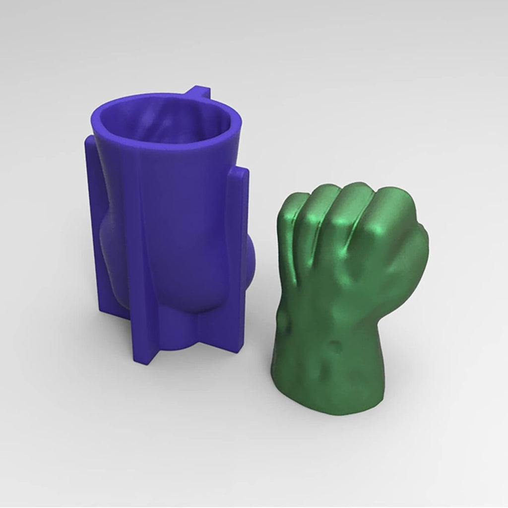 Large 3D 4 Inch Fist Mold Fist Shape Resin Mold Silicone Mold 3D Fist Candle Mold Candle Making Molds Soap Making Molds Resin Mold 3D Candle Mold Silicone Mold for Resin Candle Mold