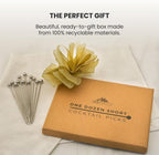 A Bar Above Stainless Steel Cocktail Picks, 12 Durable 8-Inch Garnish Skewers for Bloody Marys, Shrimp Cocktail, and Appetizers, Reusable Drink Stir Sticks for Bars, Events, and Parties