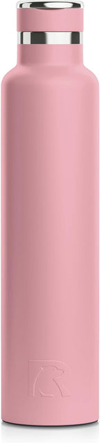 RTIC 26oz Journey Bottle Metal Stainless Steel Vacuum Insulated, BPA Free, Reusable, for Water, Hot and Cold Drinks, Travel, Sports, Camping, Dusty Rose