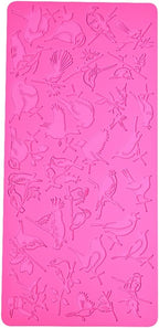 mostsom Silicone Mold 3D Hollow Out Lace Mold Kitchen Lace Emboss Mat Magpie Bird Silicone Fondant Cake Decorating Chocolate Sugarcraft Moulds (A_ Magpie Bird)