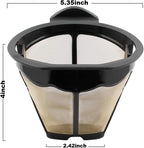 CM300 Coffee Filter Basket for Ninja,Reusable Permanent Coffee Pot Replacement for Ninja Coffee Maker CM300, CM305, CM360, CM371, CM400 (1)