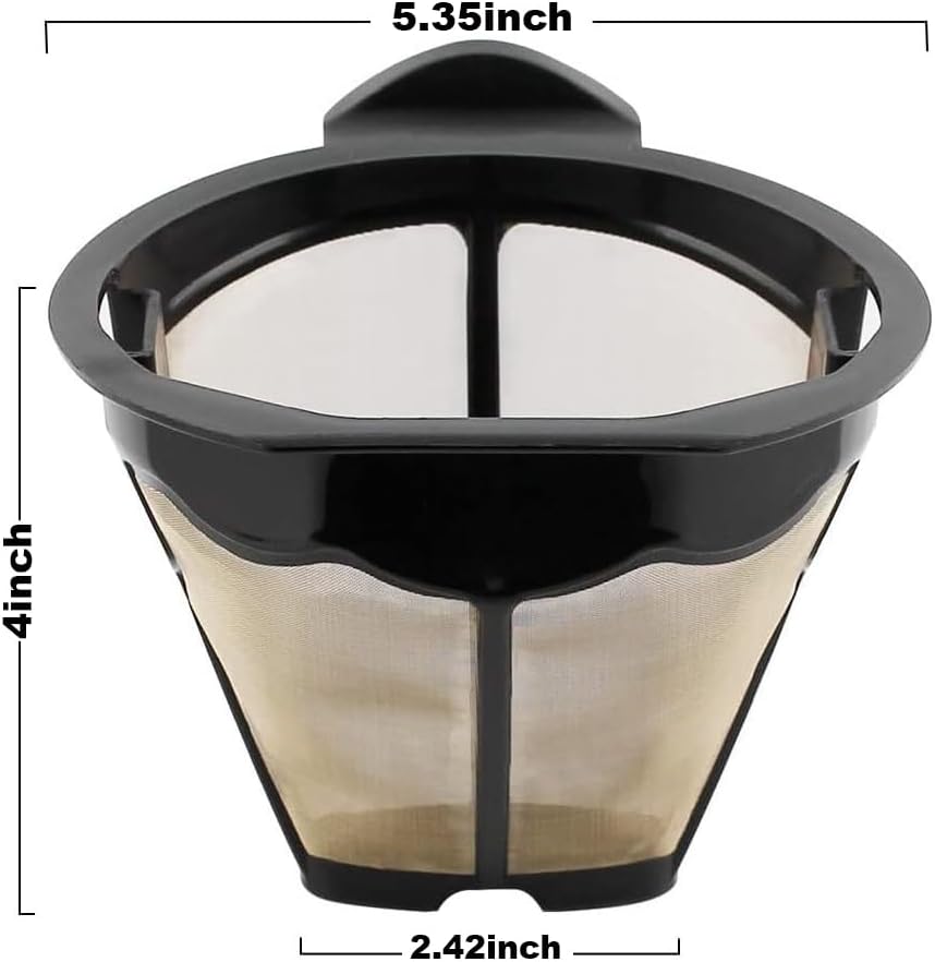 CM300 Coffee Filter Basket for Ninja,Reusable Permanent Coffee Pot Replacement for Ninja Coffee Maker CM300, CM305, CM360, CM371, CM400 (1)