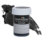 Chefmaster Coal Black Gel Food Coloring | Vibrant Color | Professional-Grade Dye for Icing, Frosting, Fondant | Baking & Decorating | Fade-Resistant | Easy-to-Use | Made in USA | 1 oz