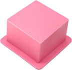 X-Haibei Large Cube Square Silicone Mold for Soap, Candle, Resin, Cake, and Cheese - 500ml, Food-Grade, Easy Release, Perfect for Beginners