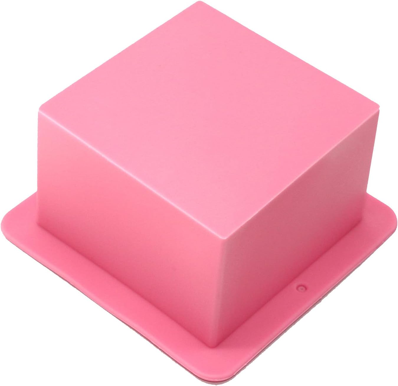 X-Haibei Large Cube Square Silicone Mold for Soap, Candle, Resin, Cake, and Cheese - 500ml, Food-Grade, Easy Release, Perfect for Beginners