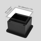 watchget Espresso Coffee Knock Box Durable Stainless Steel Dump Bin for Coffee Pucks Container with Removable Non-Slip Base Coffee Grounds Container for Home/Cafe, Small