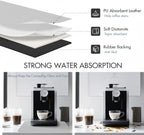 Dish Drying Mat Super Absorbent – 17" x 31" Coffee Mat for Countertops – Non-Slip Drying Mat for Kitchen Counter – Easy to Clean Water Absorbent Mat – XLarge Dish Drying Mats (Lite Gray)