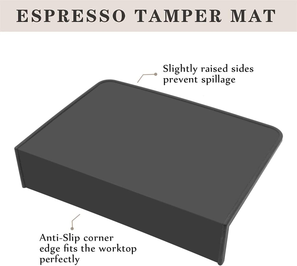 Thick Coffee Tamper Mat Silicone Tamp Station Espresso Tamping Mat Barista Portafilter Coffee Machines Accessory