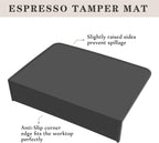 Thick Coffee Tamper Mat Silicone Tamp Station Espresso Tamping Mat Barista Portafilter Coffee Machines Accessory