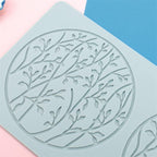 Silicone Lace Mold, Wedding Cake Lace Mat, Coral Cake Decorating Mold Flower Fondant Impression Mats for Edible Lace Fondant Mold, Sugar-Lace Cupcake Mat Tools (C_10.6x5.44x0.12inch)