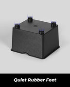 Espresso Knock Box, Accessories for Espresso Machine, Easy & Mess-Free Puck Disposal, Coffee & Espresso Grounds, Non-slip Base, Removable Silicone Pad, Holds 10 Double Shot Pucks