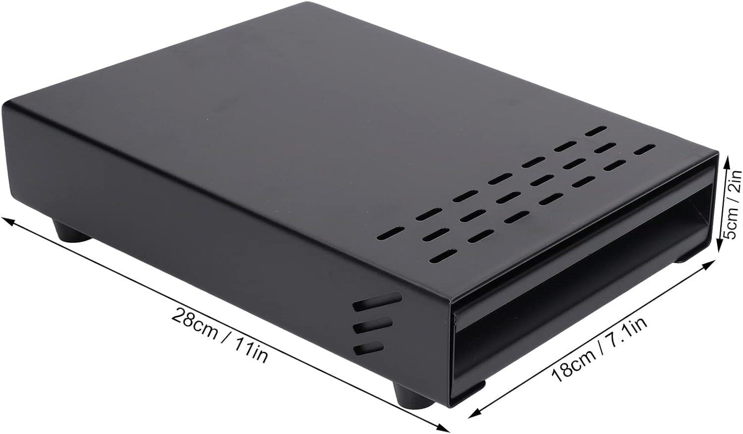 Stainless Steel Coffee Knock Box Drawer With Non Slip Feet, Rubber Lever Coffee Machine Drawer For Household Shop Knockbox With Drawer Coffee Knockout Drawer(Black)