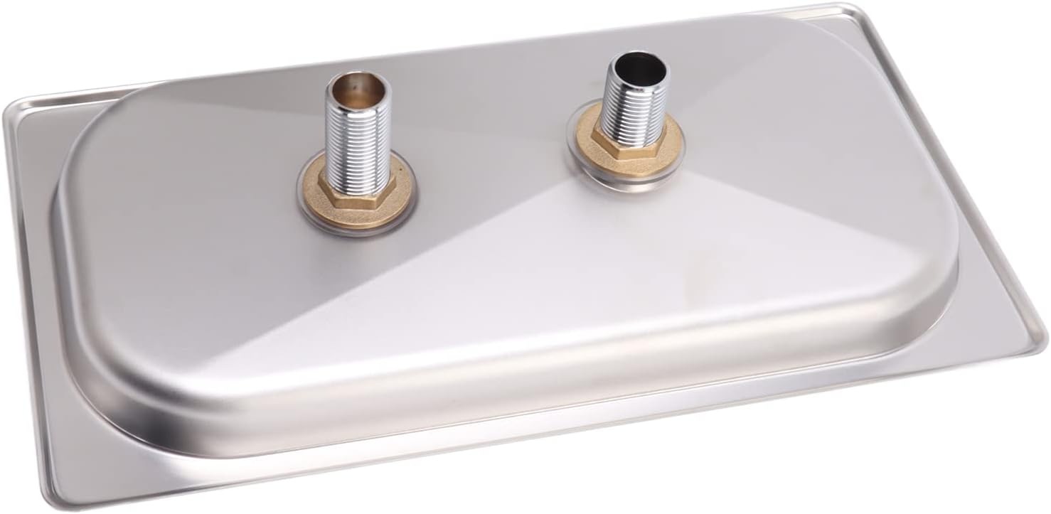 Glass Rinser Cup Washer 304 Stainless Steel Drain Drip Tray Hose Washing Equipment Coffee Shop Bar Glass Sink Rinser (Stainless Steel Color A)