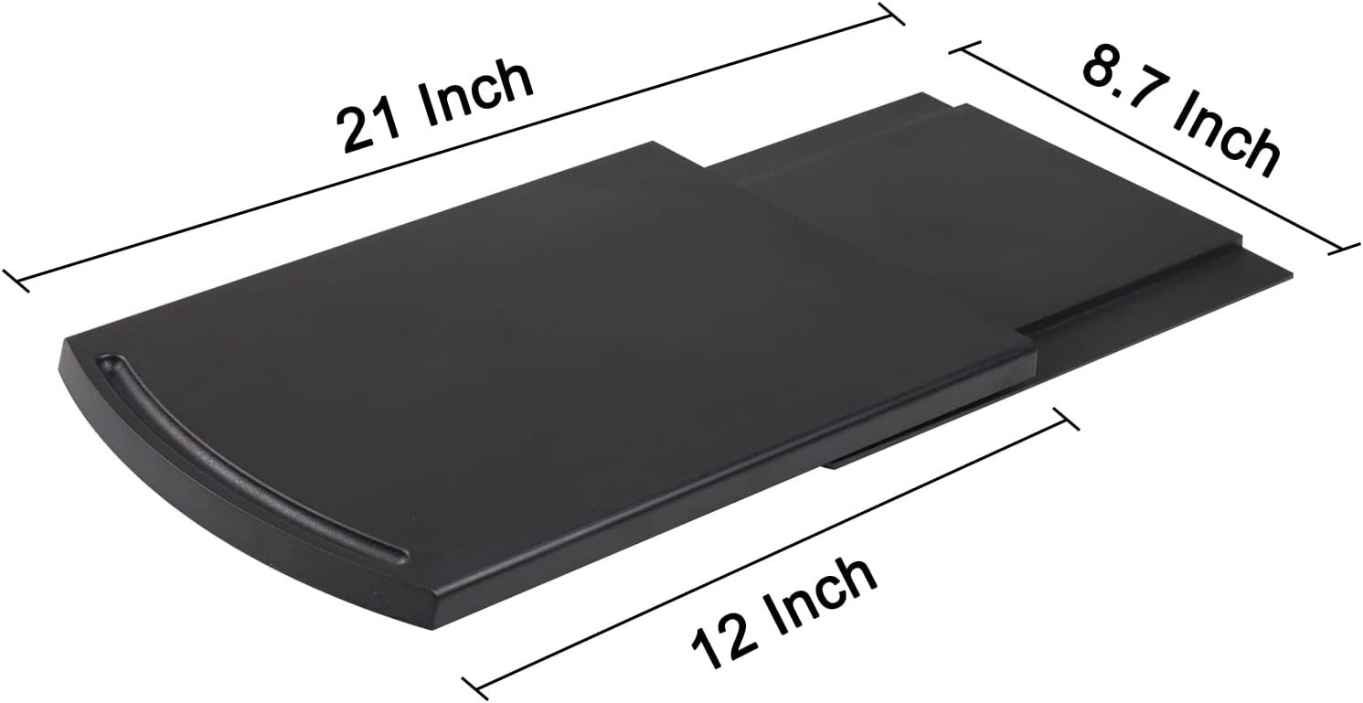 Bruvoalon Kitchen Appliance Sliding Tray, Slider for Coffee Pot, Coffee Maker, Toaster, KitchenAid Mixer, Blenders and Air Fryer, Coutertop with Rolling Wheels (1 Pack)