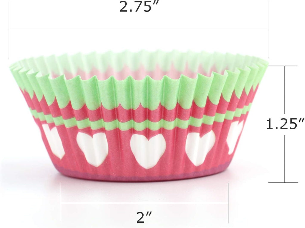 Tosnail 1000 Pack Paper Baking Cups Cupcake Liners Muffin Liner - Assorted 10 Styles