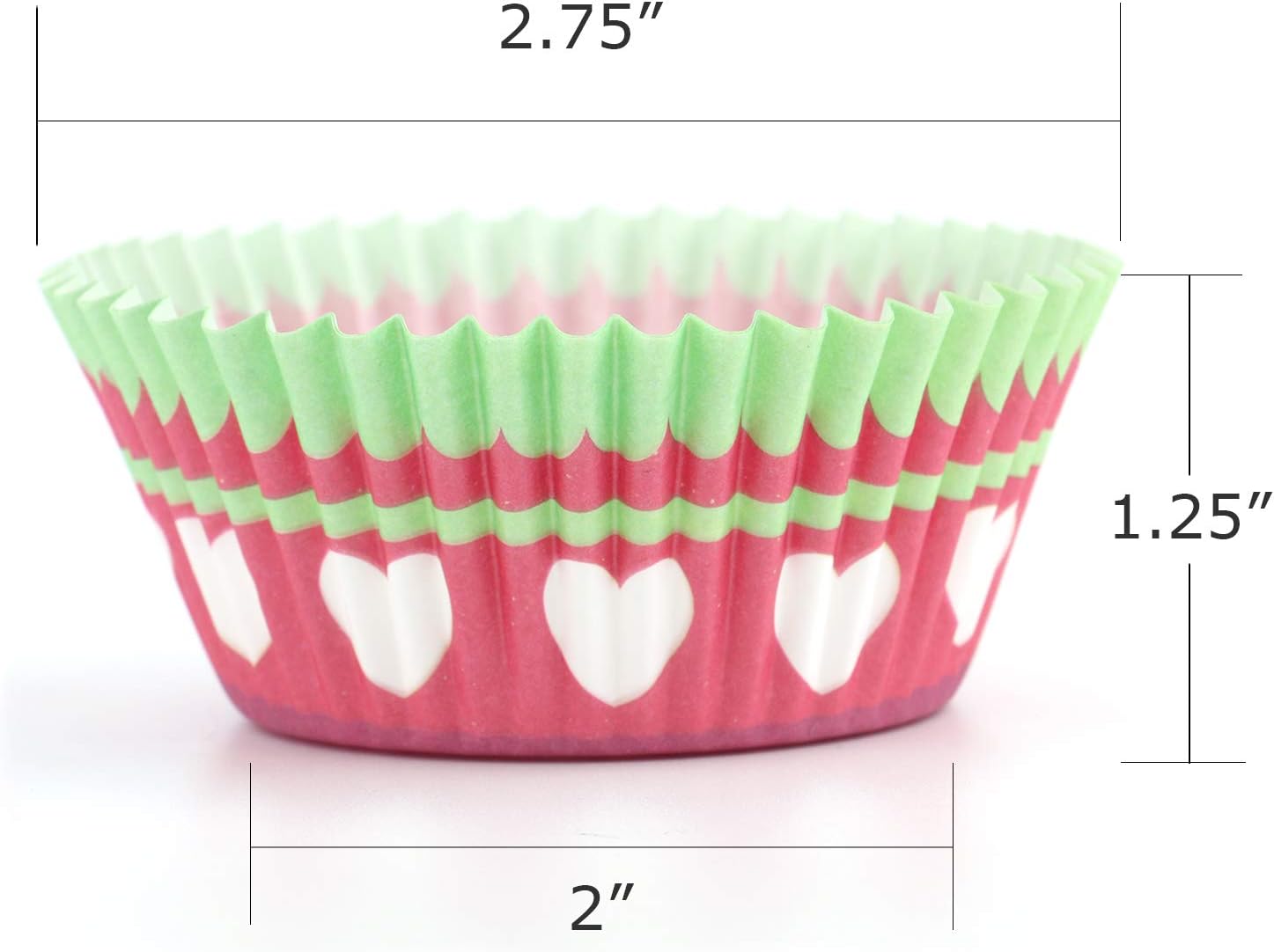 Tosnail 1000 Pack Paper Baking Cups Cupcake Liners Muffin Liner - Assorted 10 Styles