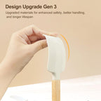 4 Piece Silicone Spatula Set - Food Grade Rubber Spatulas, Nonstick Spoonula & Jar Scraper for Cooking, Baking, Mixing, Frosting - Heat Resistant Up to 600°F, Dishwasher Safe