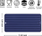 Dish Drying Mat, Mini Silicone Drying Mat for Kitchen Counter, Heat Resistant Silicone Mat for Countertop Protector, Super Thick Non-Slip Dish Drying Pad for Coffee Cup/Bottle/Glassware