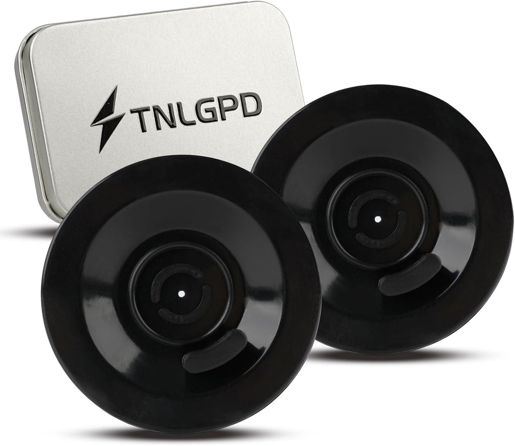 54mm Cleaning Disc Replacement for Breville Barista Espress Backflush Compatible with BES870/BES878/BES876/BES840/BES880/BES881/810/881 Espresso Machines Accessories(54mm Glossy Black (With Holes))