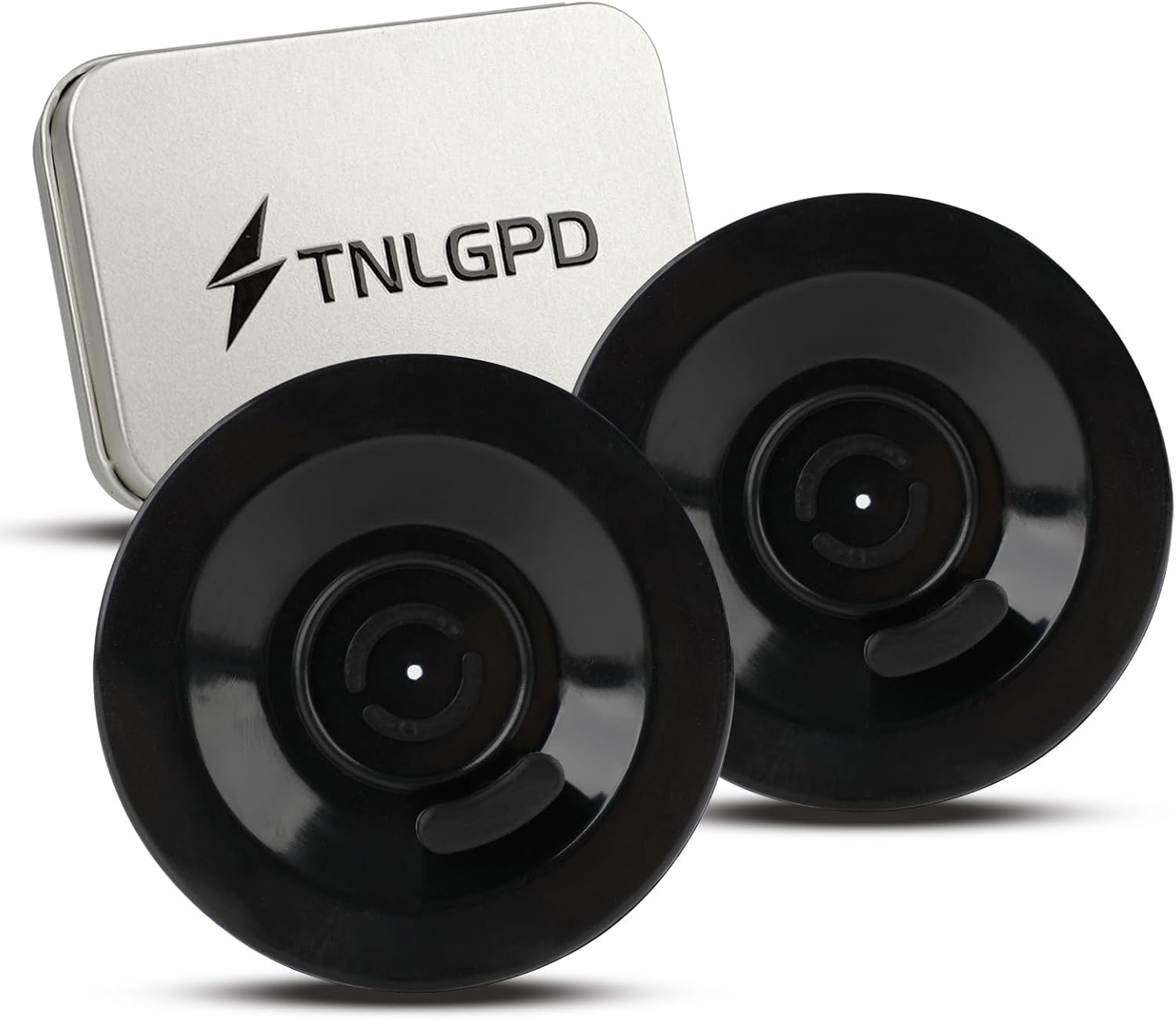 54mm Cleaning Disc Replacement for Breville Barista Espress Backflush Compatible with BES870/BES878/BES876/BES840/BES880/BES881/810/881 Espresso Machines Accessories(54mm Glossy Black (With Holes))